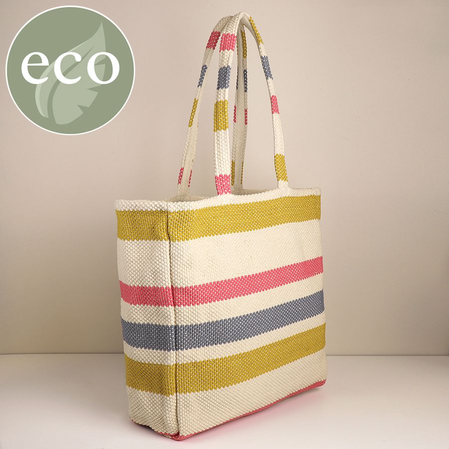 Striped hotsell beach bag